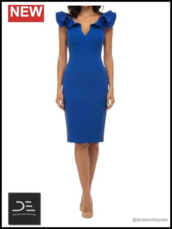 Dresses & Skirts - Eliza J Women's Solid Cap Sleeve Midi Dress